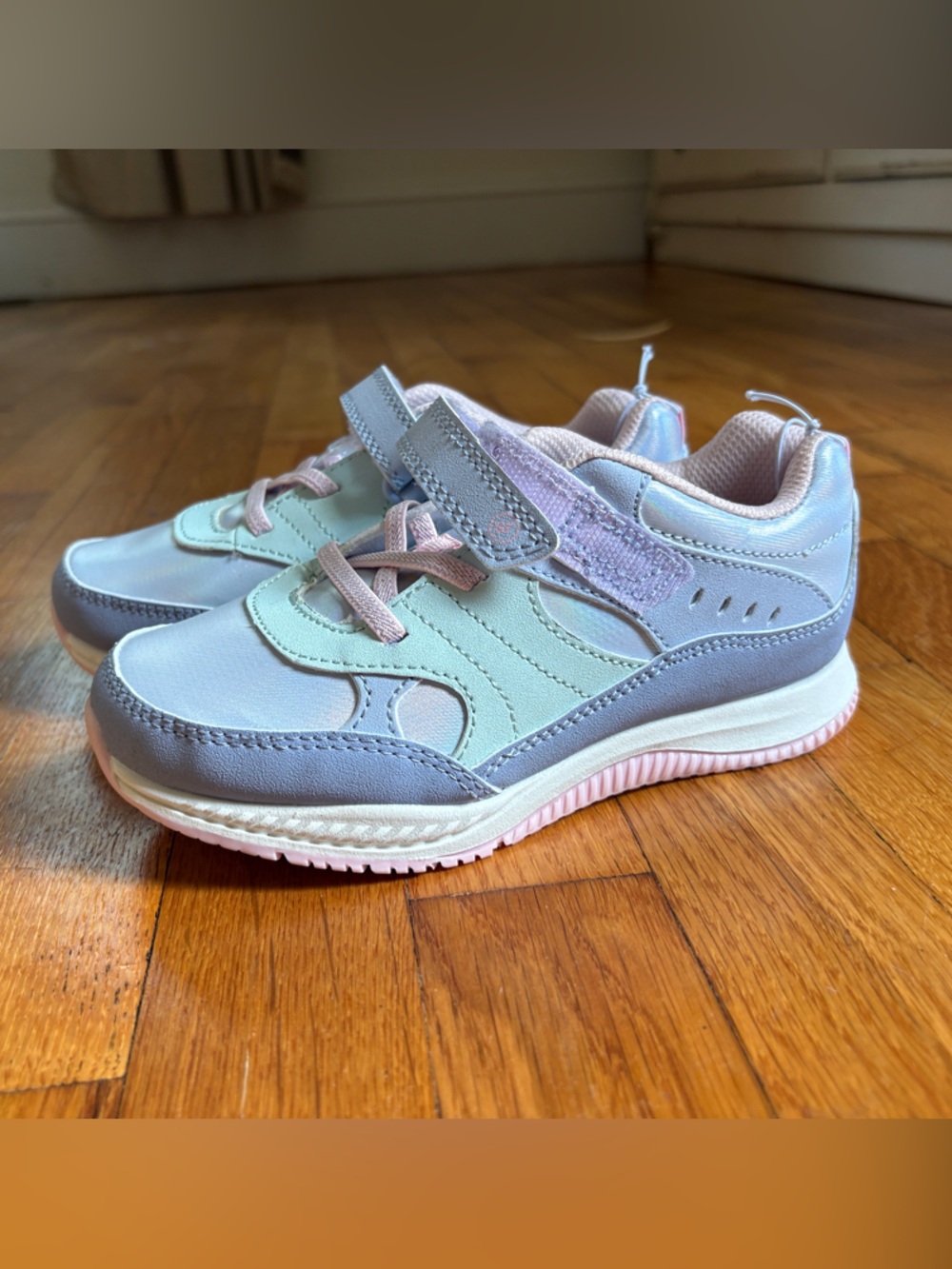 Stride Rite Kids Pastel Blue, Mint & Lavender Sneakers